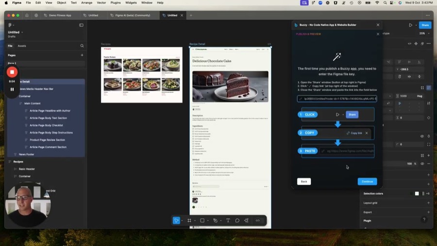 First Look: From Figma First Draft to a Working No-Code App in Minutes with Buzzy Auto-Markup