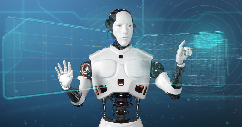 Futuristic robot