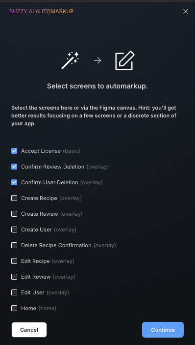 Buzzy Automarkup in Action