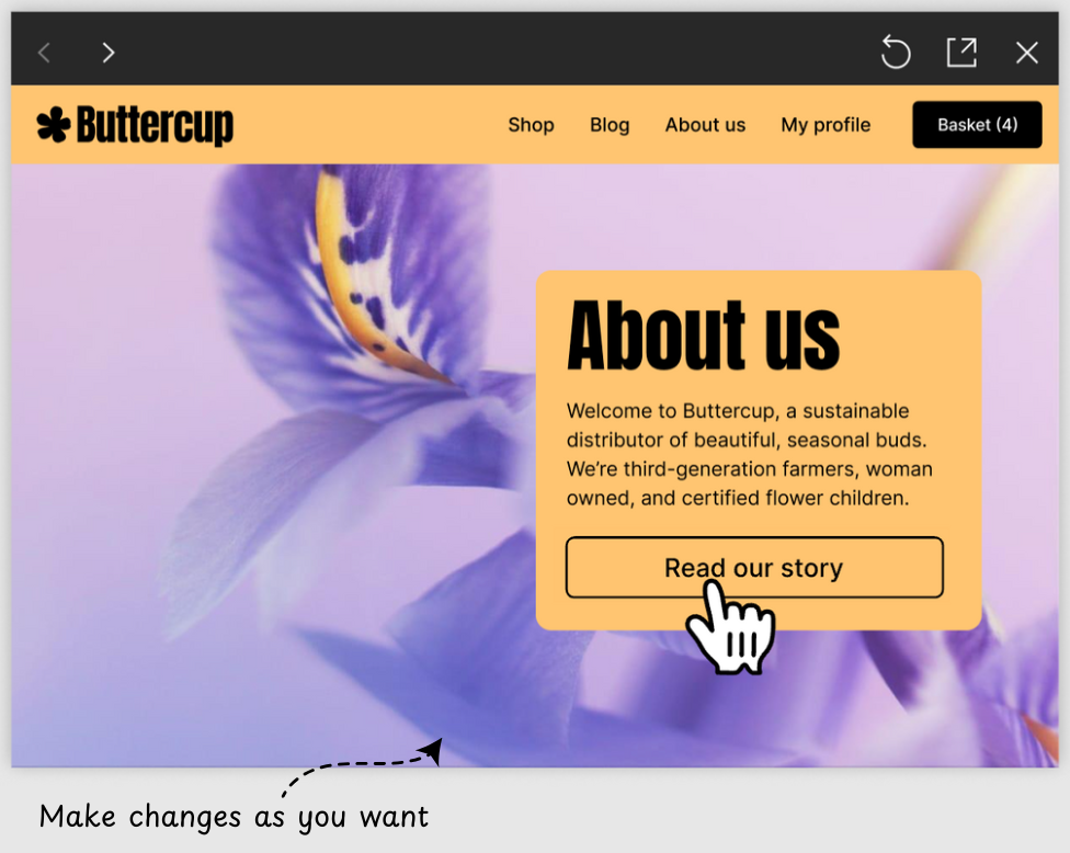 Prototyping using Figma