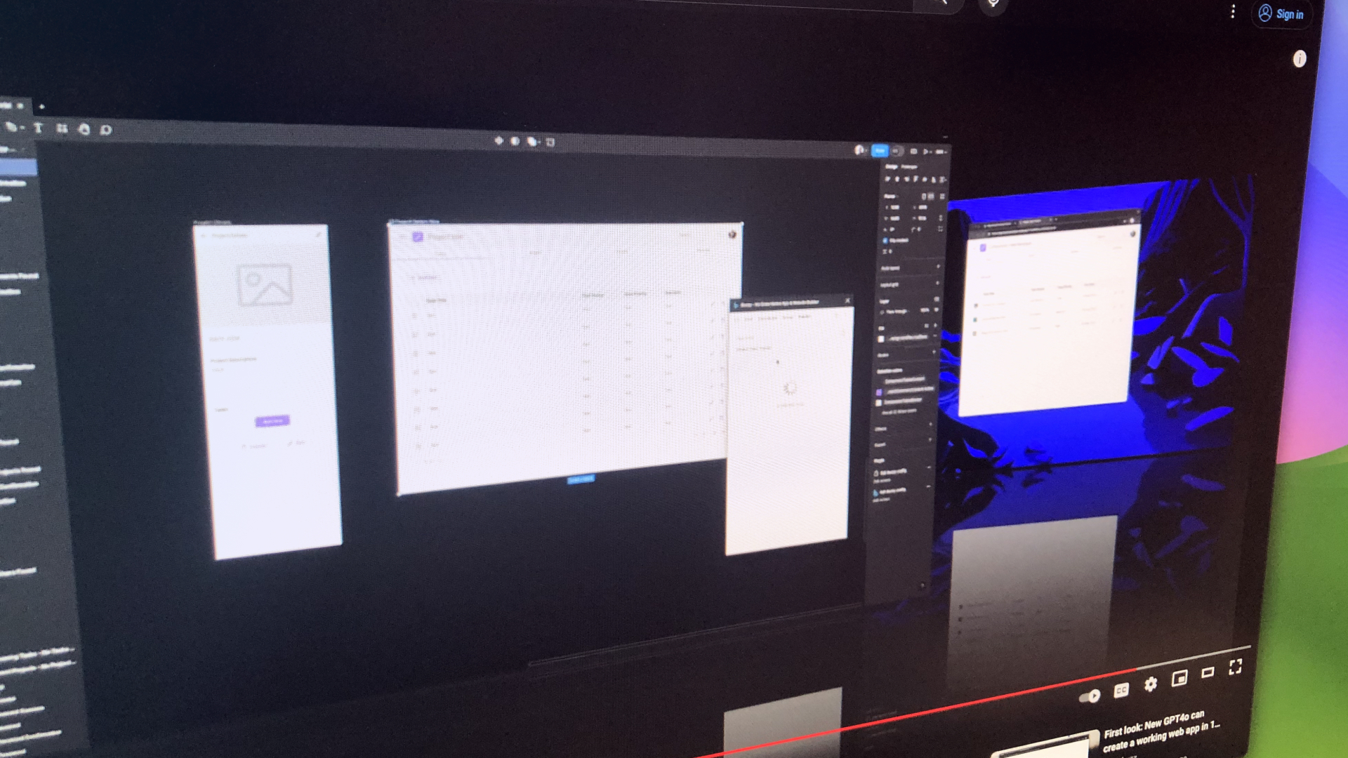 Screengrab showing a Buzzy app publishing from Figma to a web browser