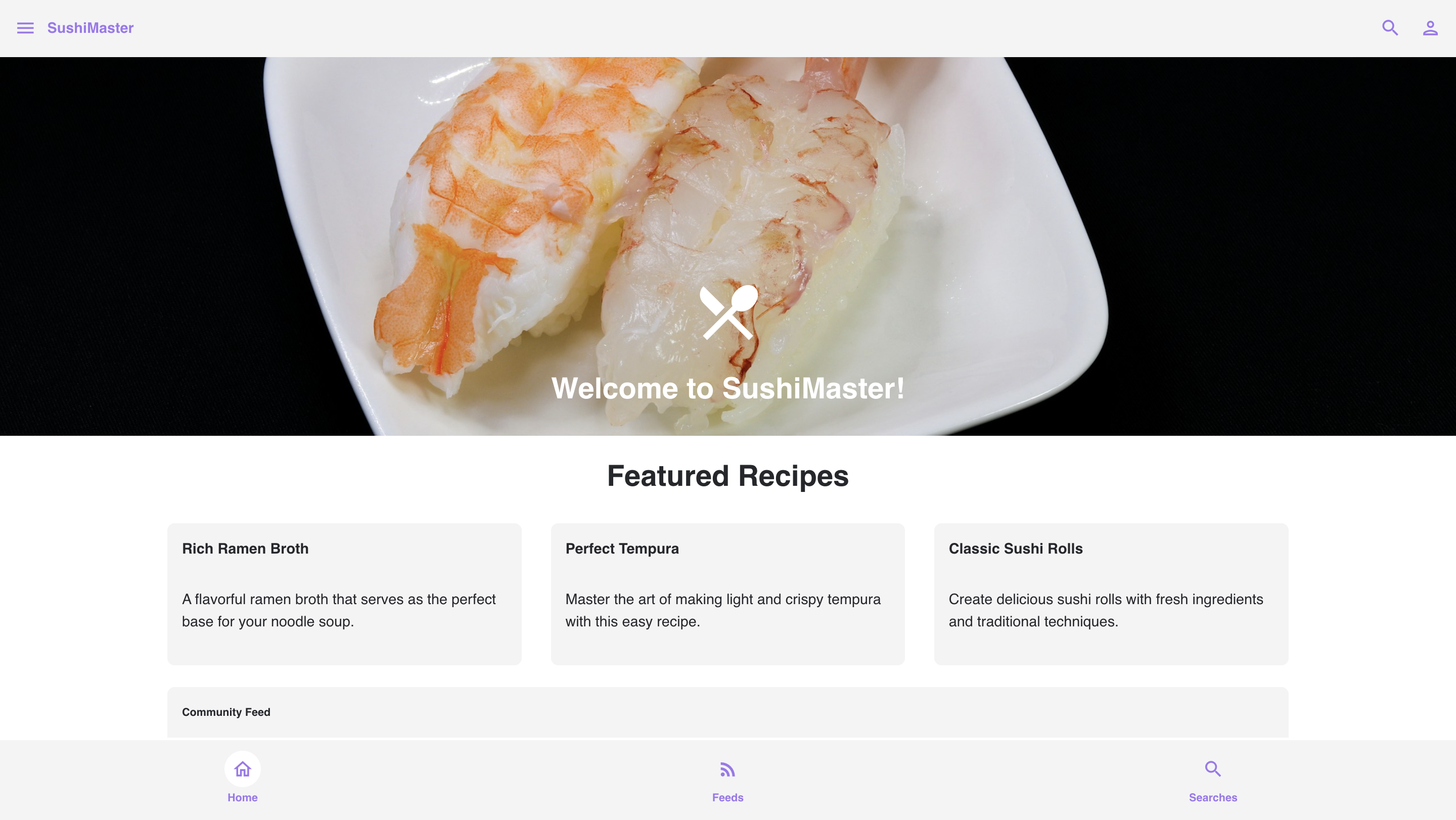 Real world app built with buzzy