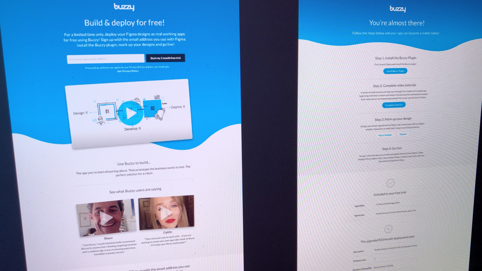 Screenshot of the final design.